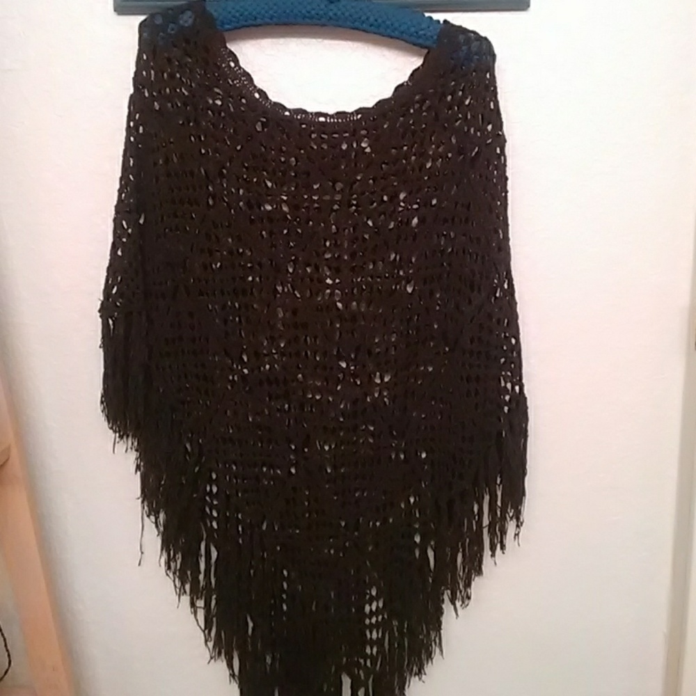 Fun crochet poncho